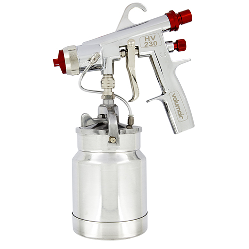 Pistolet peinture  godet inférieur HV230 pour turbine