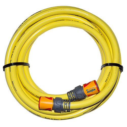 Tuyau arrosage  ø 19 x 10 m avec attaches rapides