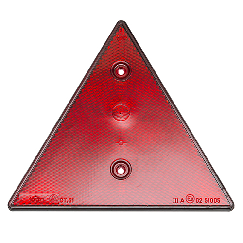Catadioptre triangulaire  & rouge