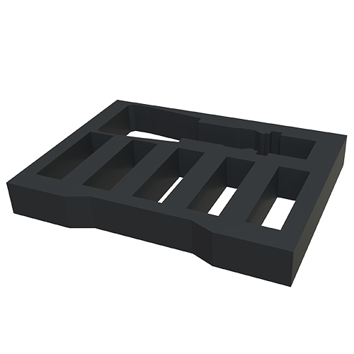 Mousse calage  mallette surmixer hélicoïdal inox 1