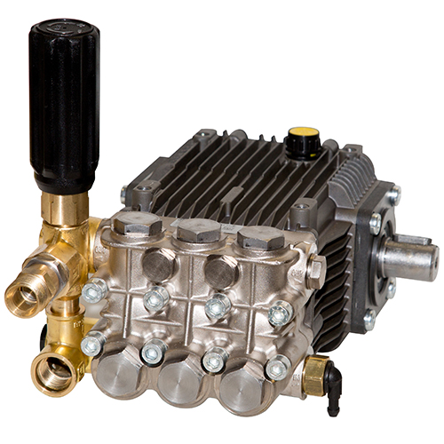 Pompe 18  litres 280 bar avec by-pass 1 450 tr/min