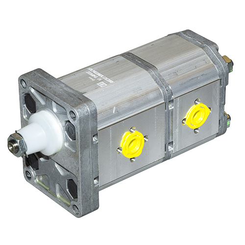 Pompe hydraulique  double 20 + 8 cc.