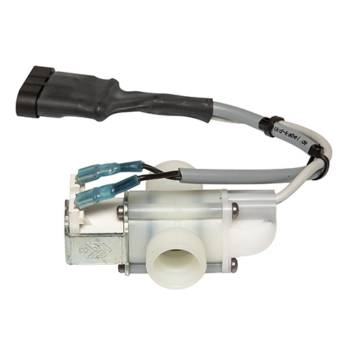 Electrovanne débitmètre  blanche 24VAC avec connecteur 5 broches