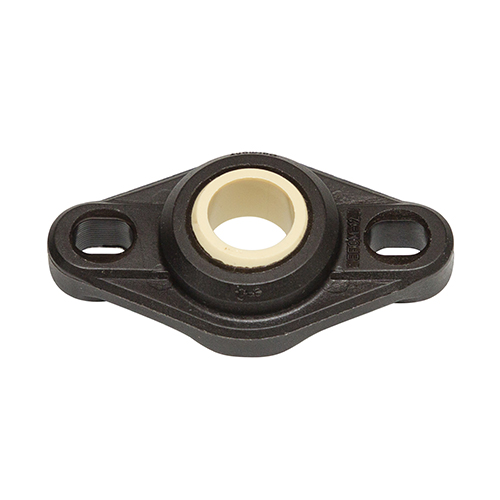 Palier applique  2 trous Al. ø 12 mm