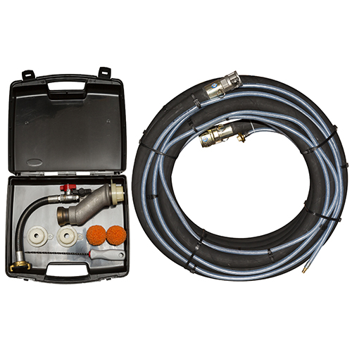 Kit traditionnel,  lance alu + buses + tuyau air-produit ø 35 x 20 m