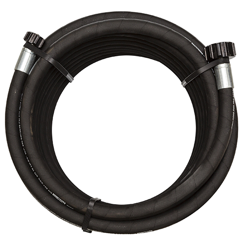 Tuyau produit  ø 13 x 15 m, raccords rapides F1