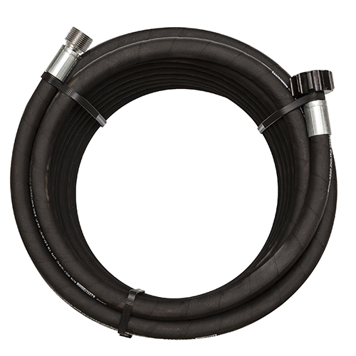 Rallonge tuyau  produit ø 19 x 17,5 m, raccords rapides M-F 1