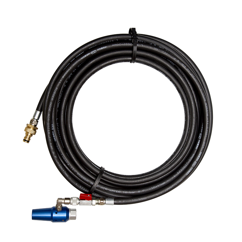 Kit diffuseur  hydrogommage sans buse + tuyaux 10 m sableuse SANDBLASTPRO