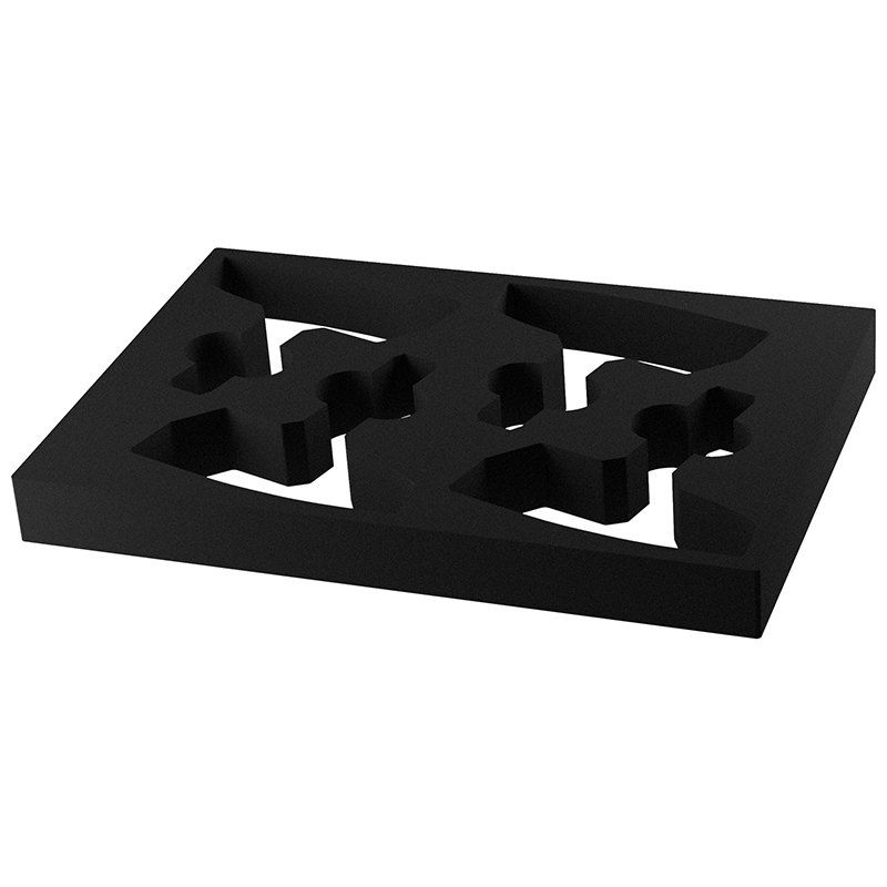 Mousse calage  inférieure mallette lot 4 Buses BBP