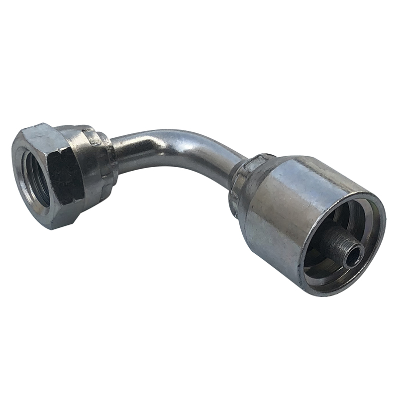 Raccord HP  90° prêt à&nbsp;sertir 1/4
