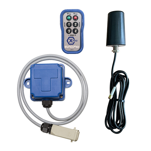 Télécommande sans  fil vitesse variable avec sirène 12V-DC complète  X-PRO D200