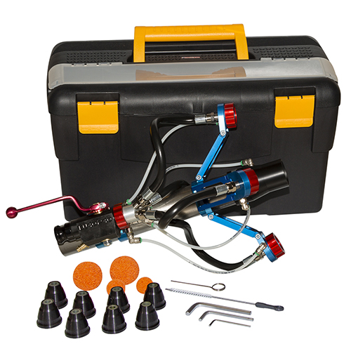 Lance chanvre  & chaux ø 63 - 4 têtes en coffret