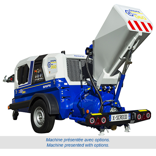 Machine à&nbsp;chape  sèche X-SCREED D60 - stage V 42kW
