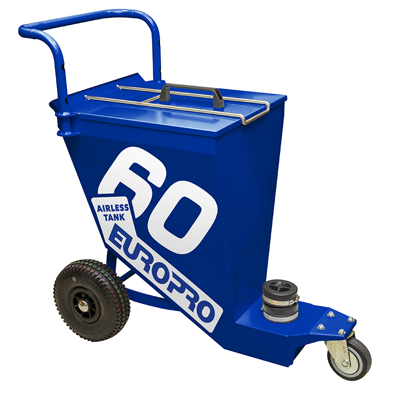 Cuve Inox  60 L chariot Airless EUROSPRAY