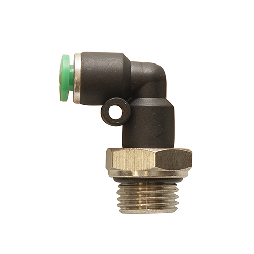 Raccord instantané  coudé tournant M1/4