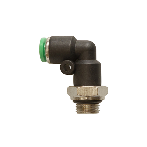 Raccord instantané  coudé tournant M1/8