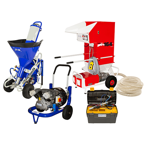 Ensemble à&nbsp;projeter  le chanvre MIXPRO 14-164-E40 & lance ø 50