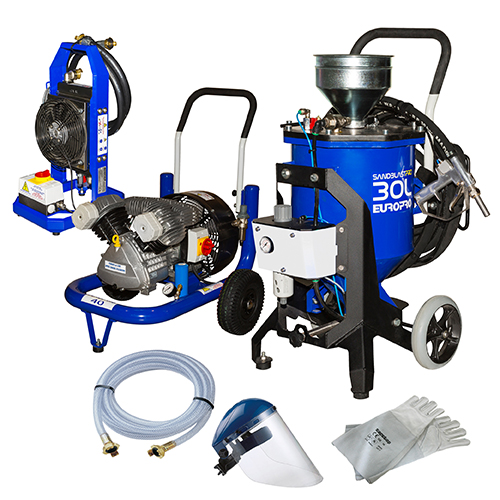 Ensemble sableuse  SandBlastPro 30L + E  40 + Aéroréfrigérant