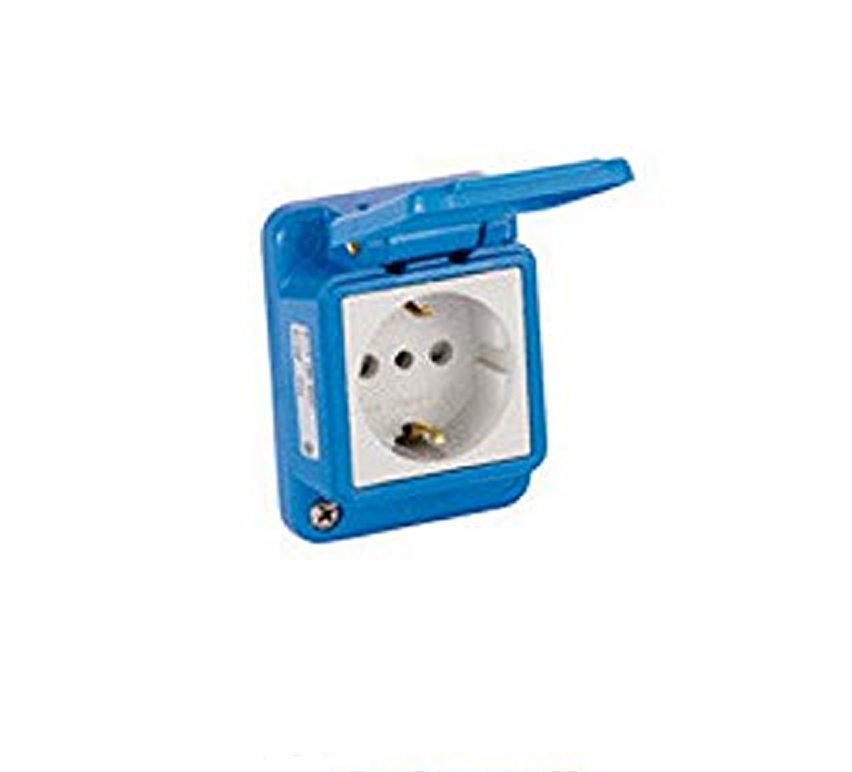 Socle droit  F 2P + T 16A MIXPRO 28