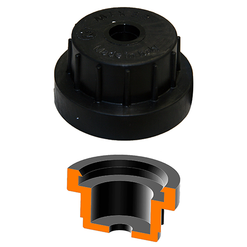 Buse projection  ø 14 noire 70SH