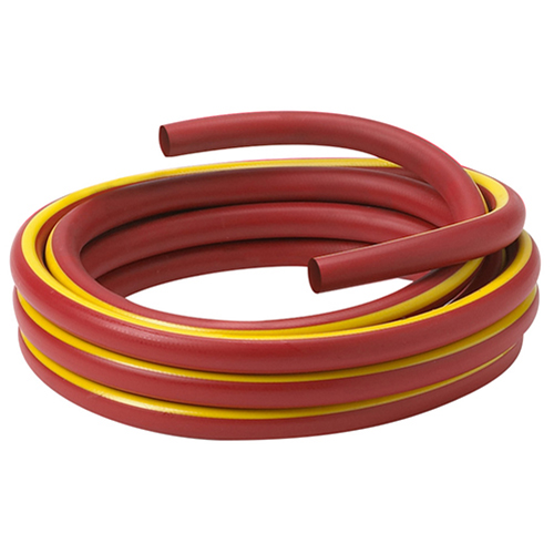 Tuyau PVC  rouge et jaune ø 13 x 19 au mètre