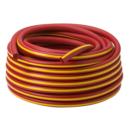 Tuyau PVC  rouge et jaune ø 19 x 26 au mètre