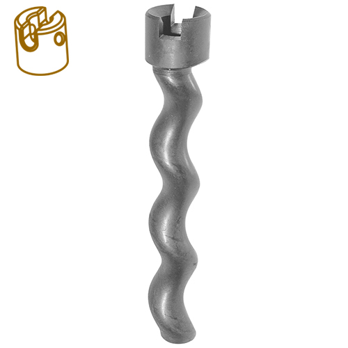 Rotor pompe  MIXER 8 N13S L=255 INOX tête fendue et percée