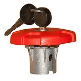 Bouchon réservoir  gasoil rouge avec clé -  CP 60