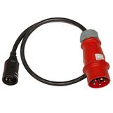 Adaptateur prise  mâle TETRA 32A x prise femelle 230V
