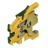 Bloc conducteur  jaune et vert 4 mm²