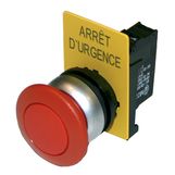 Bouton ARRET  URGENCE complet