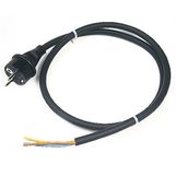 Câble alimentation  avec fiche moulée 3G 1,5 mm²