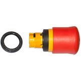 Bouton arrêt  d'urgence à&nbsp;accrochage - CP 60