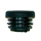 Embout plastique  tube rond ø 25 noir