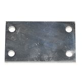 Tubular arrow fixing counter plate - C.P 60  fixation flèche tubulaire - CP 60